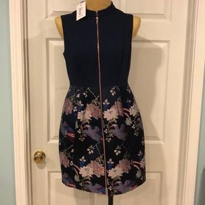 Ted Baker Jacquard Skirted Dress